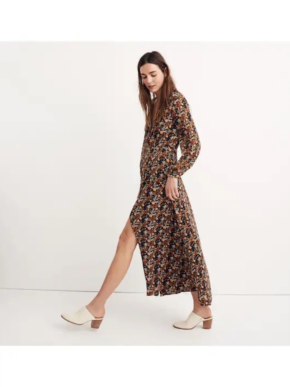 Madewell Nightflower Maxi Dress in Prairie Blossoms